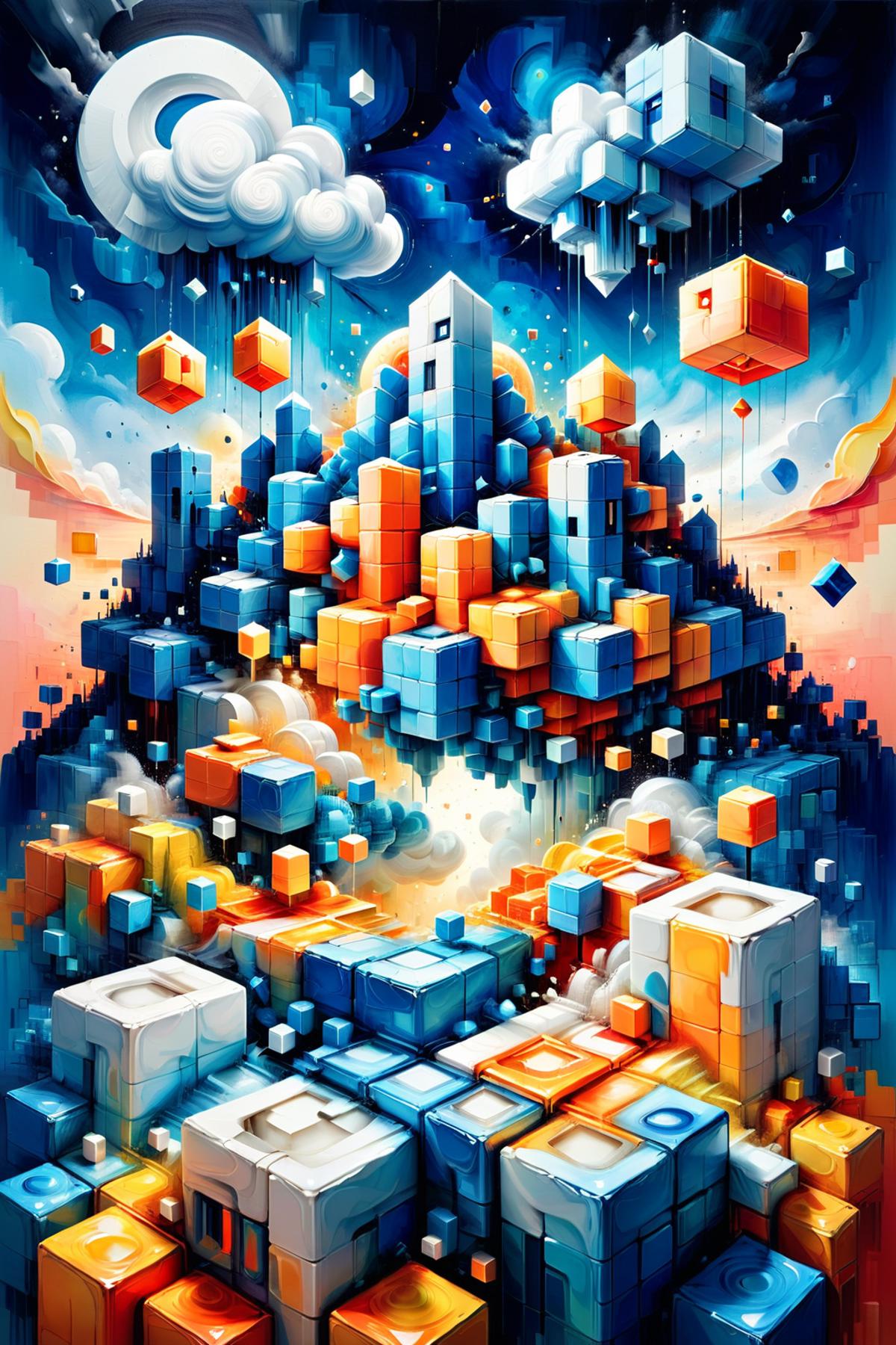 3D Cube Style [SDXL] image by CHINGEL