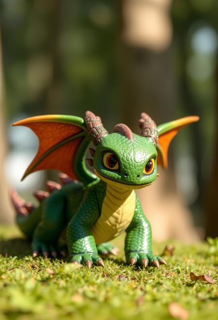 mini dragon, green scale, sunny forest, Terrible Terror, Terrible Terror from How to train your dragon