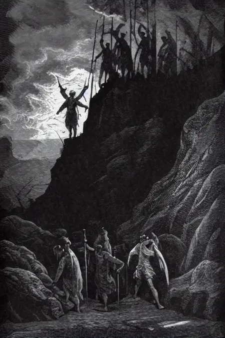 Paradise Lost Gustave Dore 1866