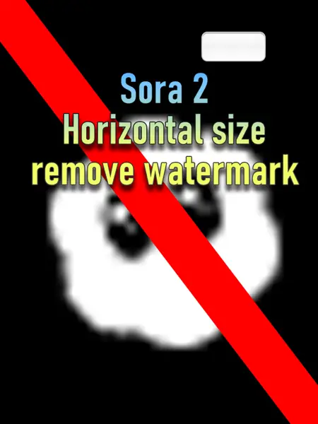 Sora2 horizontal video dynamic watermark removal(Keep audio)