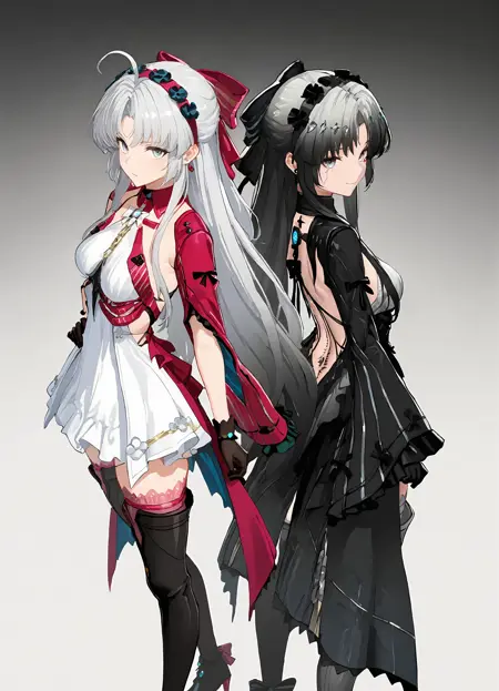 [IL & PONY & SD1.5] Wuthering Waves - Carlotta | 珂莱塔 3 in 1