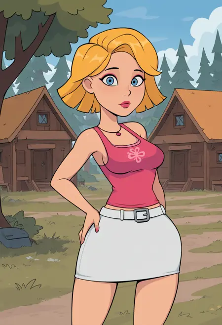 Clover, (Camp Pinewood, Totally Spies), LoRA, IllustriousXL
