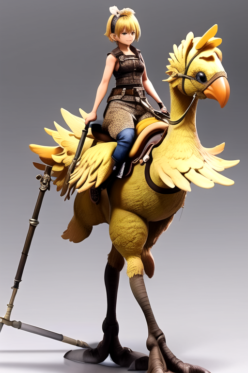Chocobo - Final Fantasy - LoRa & LyCoris image by BakingBeans