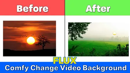 Replace Any Video Background with Flux Model