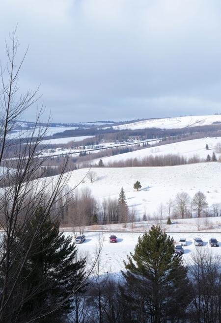 February landscape.