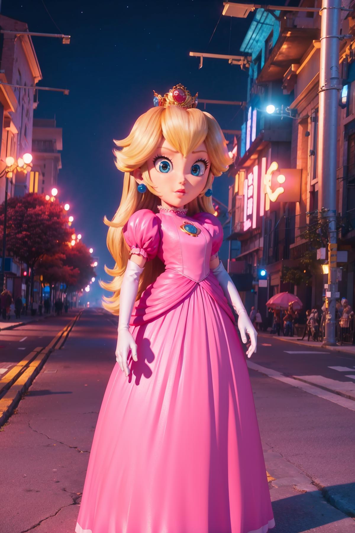 princess peach - The Super Mario Bros. Movie - movie like image by shadowrui