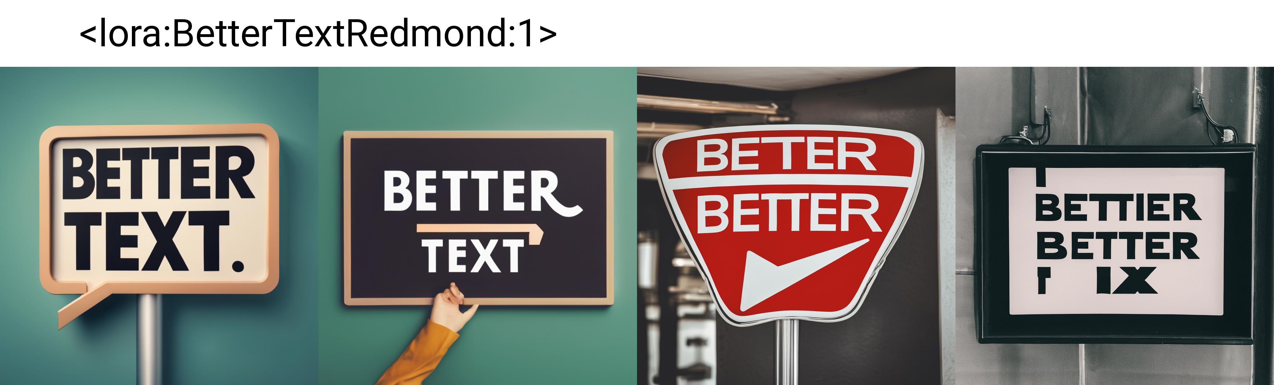 BetterText.Redmond - Improving Text on SDXL Concept LORA image by artificialguybr