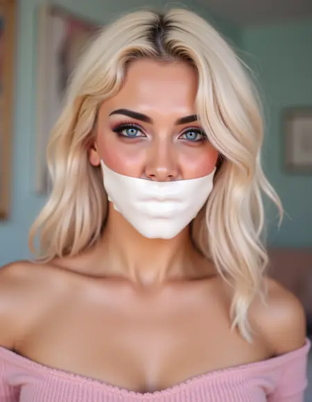 Microfoam Tape Gag (Flux)