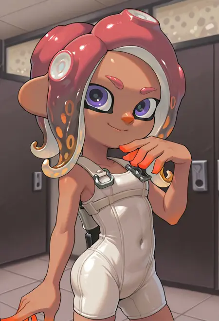 Agent 8 Side Order Female (Splatoon 3) [Illustrious]