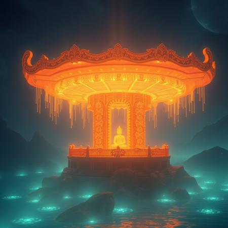 Masterpiece, a bioluminescence translucent kyawthuite, 32k, 16k, 8k, cinematic art,