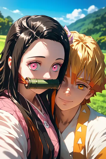 Nezuko x Zenitsu | Kimetsu no Yaiba!๐น