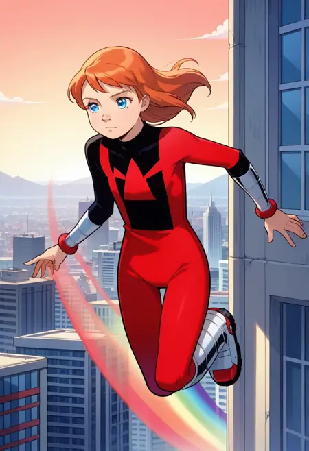 Julie Power - Lightspeed (Power Pack, Earth-5631)