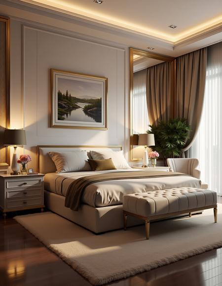 JJ's Interior Space - Luxury Bedroom - Flux v1.0 Flux v1.0