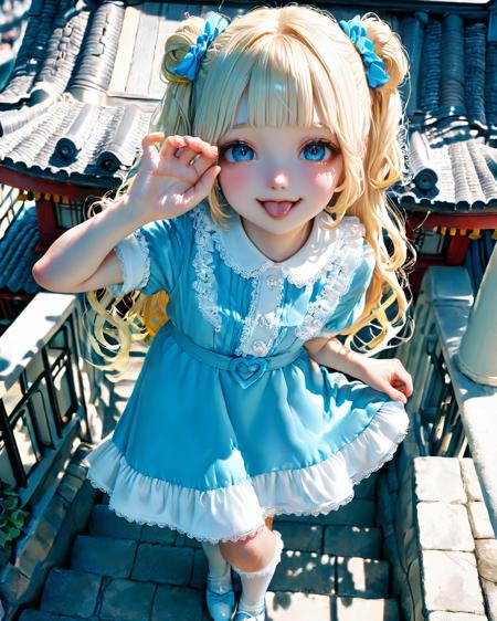 puni clothes series_V7 Beaded Frill dress_V1.0