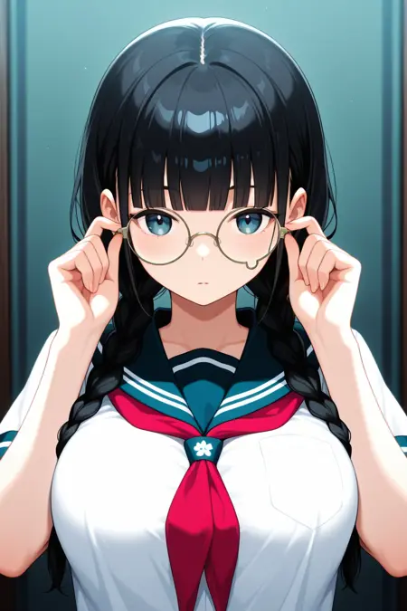 Teardrop Frame Glasses