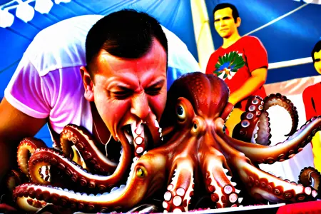 National Live Octopus Eating Competition
