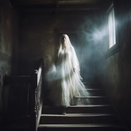 highly detailed candid photo of ghost:1.3,

((transparent)), ((blurry)), white hair, very long hair, floating, looking at viewer, ((night)), darkness, inside a medieval house, 8k, depth of field,  

masterpiece, best quality:1.1, 

god rays:1.3, night:1.3, pitch black:1.2,
ultra photoreal, photorealistic:1.0, sharp focus:1.1, 
depth of field:1.1, 

50mm, style of Nathan Wirth, Hasselblad X1D II, Porta 160,
