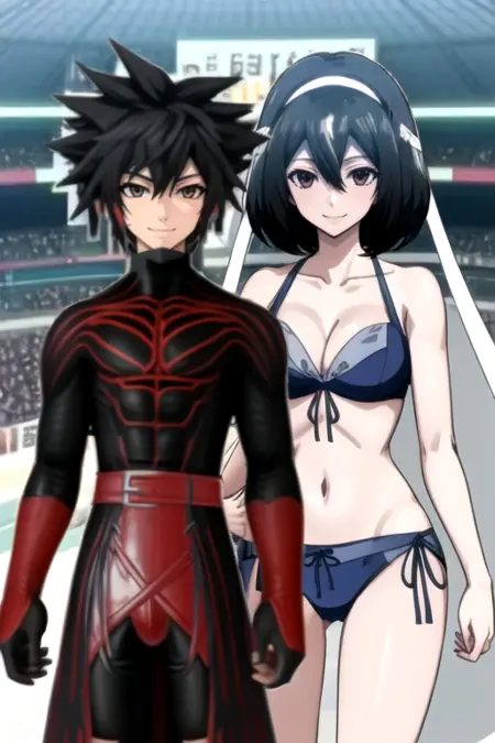 Vanitas x Saya Kogatana (Kingdom Hearts x Keijo)