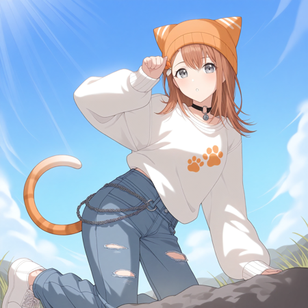 Red Tabby (Hanasato Minori) / Project SEKAI ObsessionIllustrious