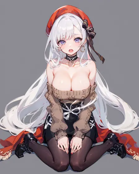 Belfast (Azur Lane) Shopping with the Head Maid -Pocky 贝尔法斯特Pocky联动皮肤