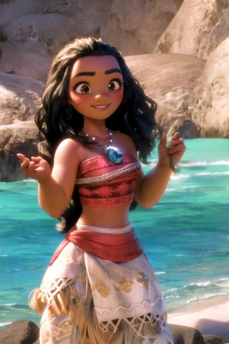 Moana - Character LORA - Deliberate, Stable Diffusion LoRA