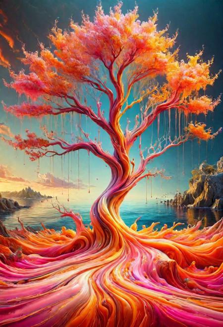 (art by Salvador Dali:1.2),
a huge tree in an island
(morganite pink and coralorange colors:0.1),  (center composition:0.1),
<lora:xl_more_art-full_v1:0.35> <lora:add-detail-xl:1>