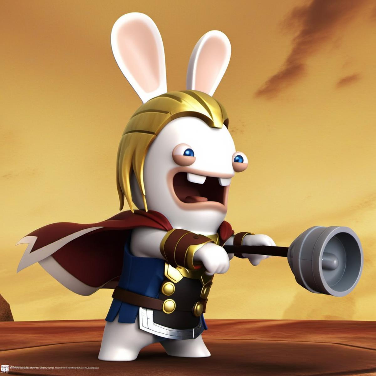 Rabbids / Raving Rabbids / Lapins Crétins - SDXL image by PhotobAIt