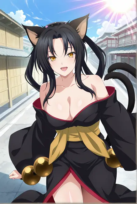 Kuroka (2 versions) - High School DxD - Illustrious