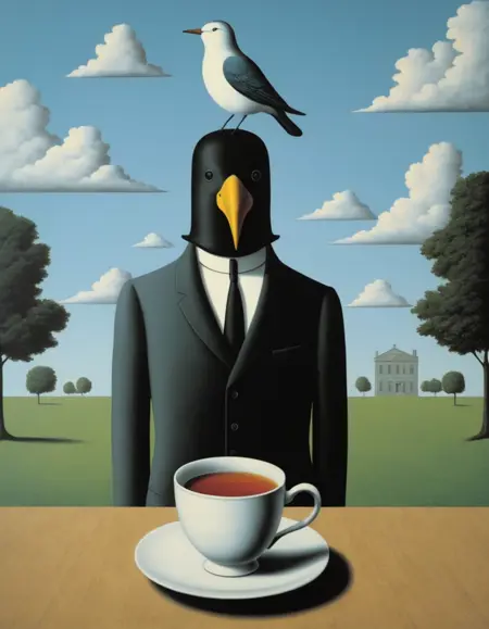 FF Style - Rene Magritte 🎩🍏, (The Father of Surrealism)