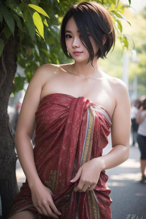 Thai dress sarong image by thaidevil