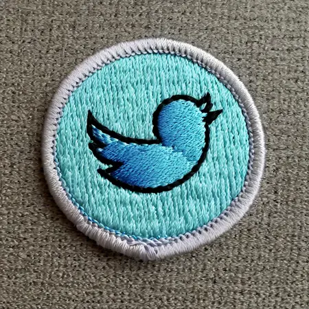 Merit Badge Embroidered Patch Style XL