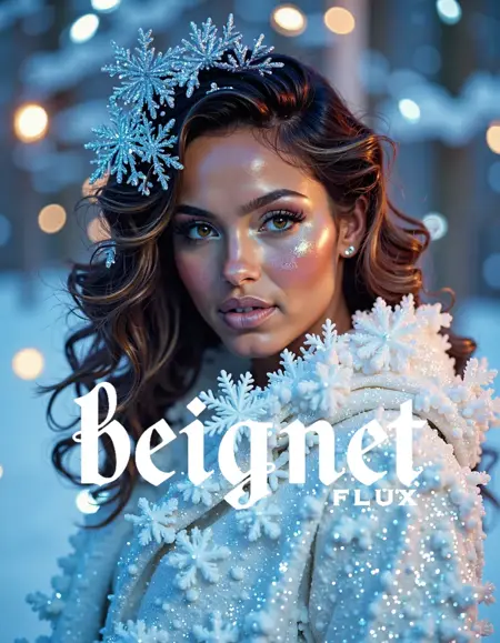 BeignetFLUX - festive glamor portrait style
