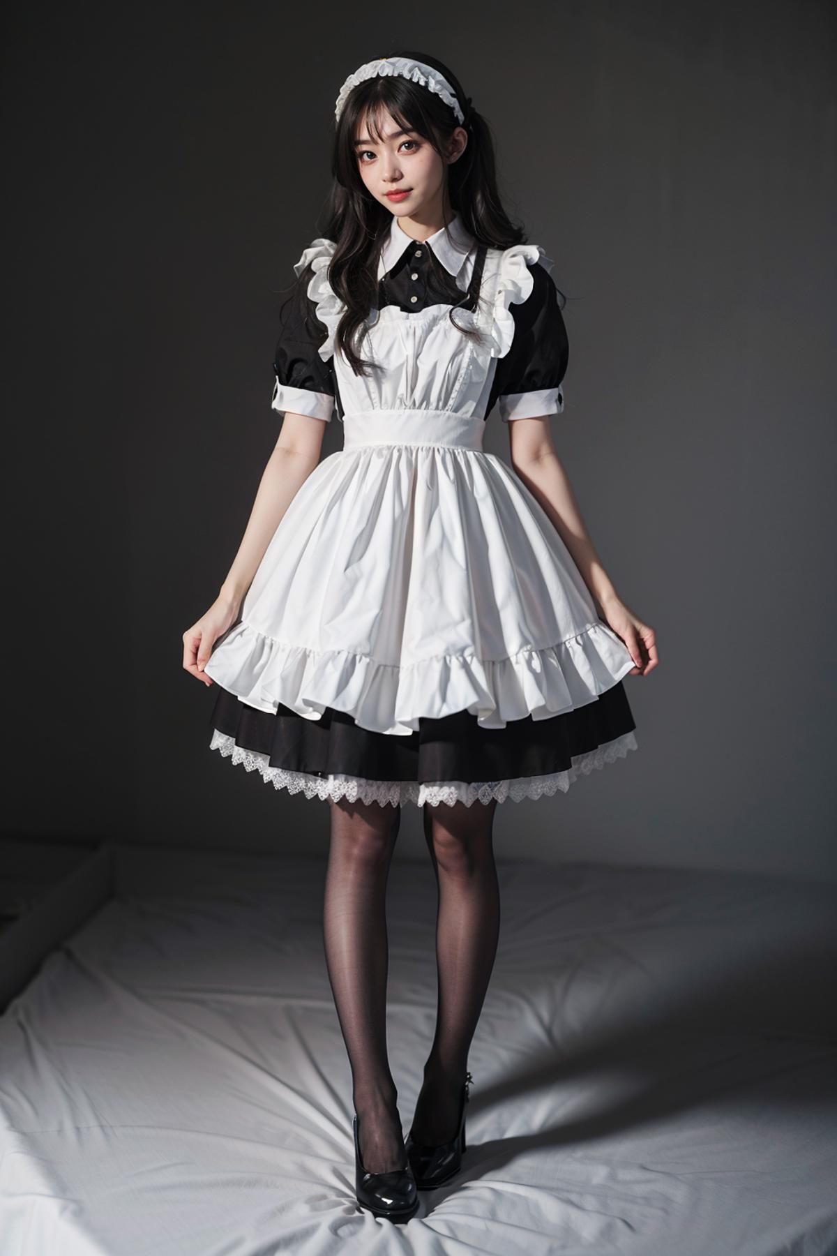 Maid costume | 女仆装 image by cyberAngel_