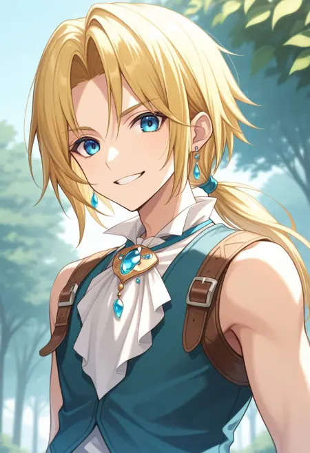 Zidane Tribal - Final Fantasy IX / Dissidia - Pony + Illustrious