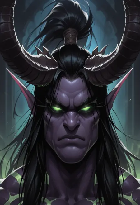 Illidan from World of Warcraft [IllustriousXL]