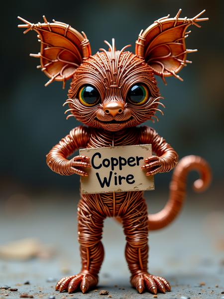 Copper Wire - CE - SDXL & Flux V01a - Flux.1 D
