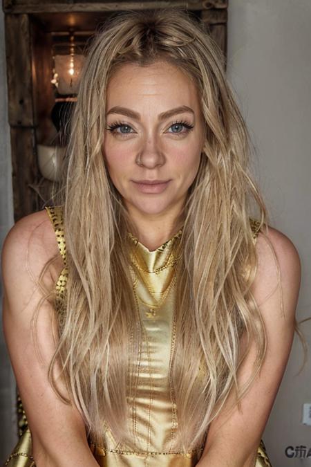 <lora:Cherry_Healey:1> masterpiece, best quality, detailed face, 1girl, solo, realistic, c1873h, long blonde_hair, ninja costume ,  shack , day