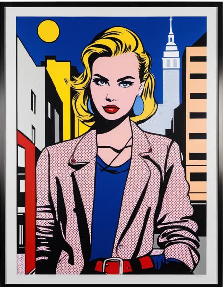 Pop Art - Roy Lichtenstein Style SDXL 1.0