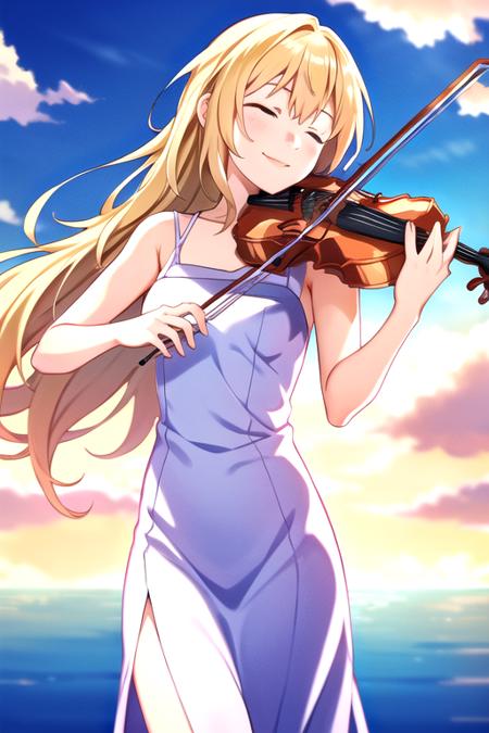 Shigatsu wa Kimi no Uso Kaori Miyazono With Violin 2, Violin Girl