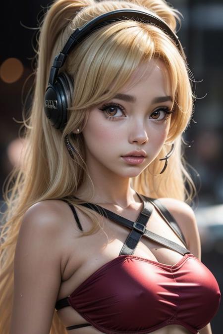 , solo, portrait of goodisis, goodnes ornate, egypt, energy, aura, dust, debris, Face looking, tanned skin, women, Ankh Cross, wings, ankh, Black Eyeliner Ariana Grande-Butera cyber punk blond Ariana Grand-Butera red army thin transparent wet green cloth blond clothing wet transparent white silk - red army