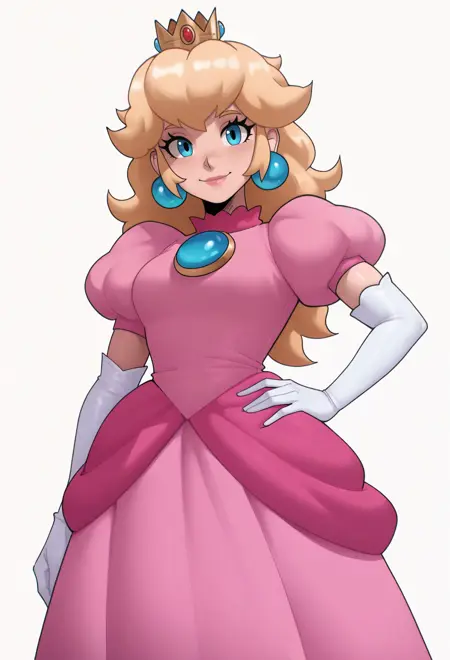 Princess Peach (Super Mario Bros) [Illustrious] Character Lora
