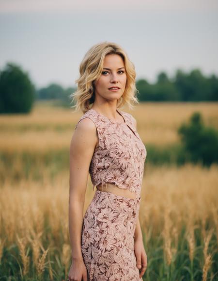 cinematic photo RAW candid cinema,  (((ohwx woman))) portrait in a field, 16mm, ((remarkable color)), (ultra realistic)  <lora:banks_lora_sdxl_v1-000009:1> . 35mm photograph, film, bokeh, professional, 4k, highly detailed