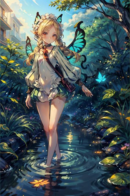 (masterpiece, (best quality:1.19))
OdinSphereMercedes, 1girl, solo, cute, butterfly wings, walking along the water, Trending on Artstation,ï¿½ <lora:epi_noiseoffset2:1>  <lora:add_detail:0.7>  <lora:OdinSphereMercedes:0.8>