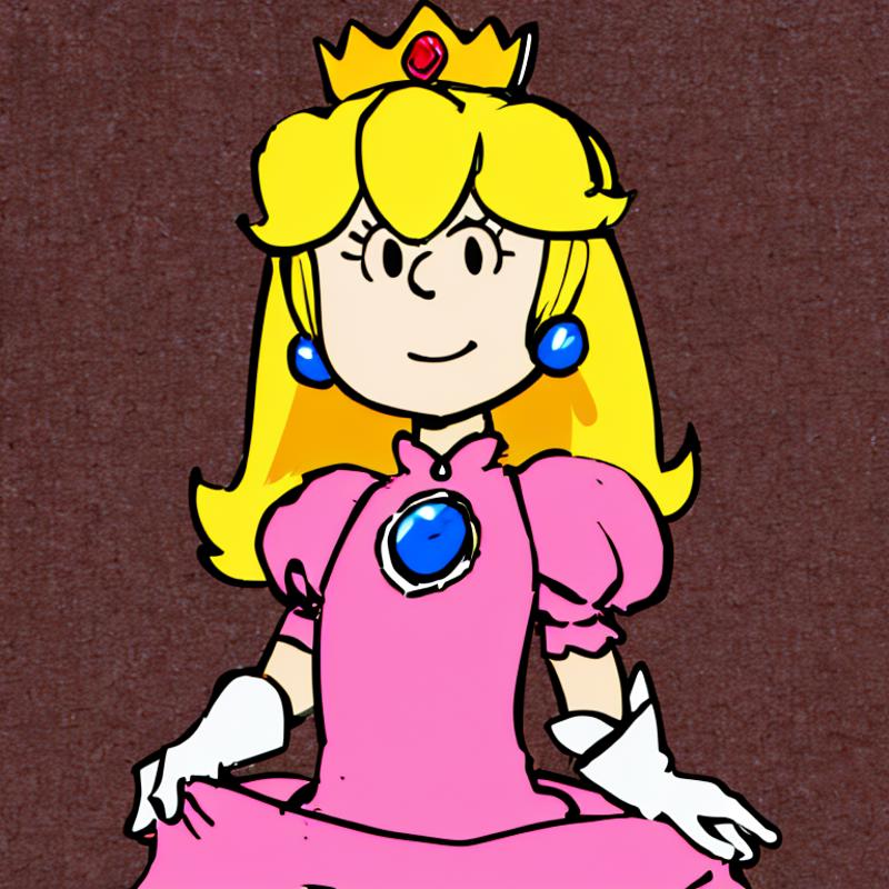 Princess Peach (ピーチ姫) - Super Mario Bros - COMMISSION image by CitronLegacy