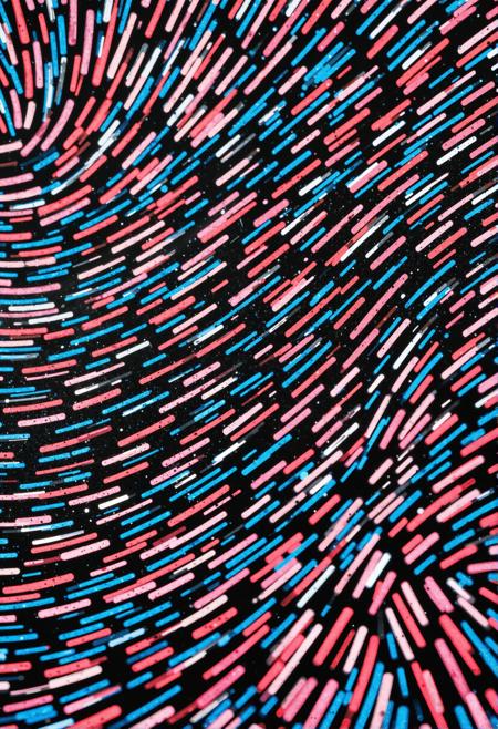 Flow Field Particles Trails v1.0 - 2,000 steps