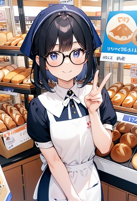 某パン屋さんの昔の制服 / A certain bakery's old uniform SDXL SDXL_V2