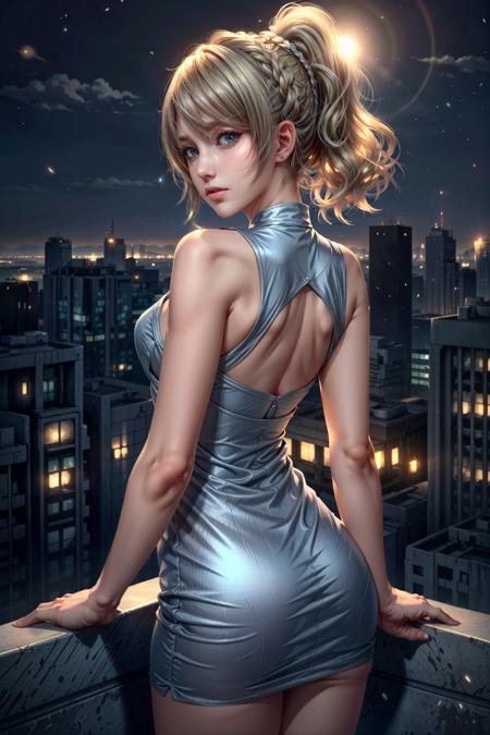 (masterpiece, best quality:1.3)
<lora:epi_noiseoffset2:1> <lora:add_detail:0.7> <lora:LunaFF:0.8>
LunaFF, 1girl, solo, cityscape, at night, on top of a skyscraper, short dress, tight