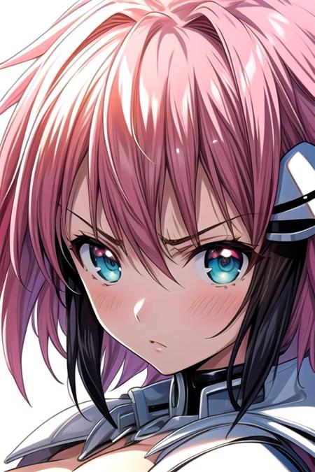 a ikaros,  magenta_hair,  is killing,  detailed eyes,  pair croissant on her head,  angry,  looks pitiful, ikaros, <lora:EMS-179-EMS:0.500000>, , <lora:EMS-50367-EMS:0.800000>, , <lora:EMS-60458-EMS:0.800000>