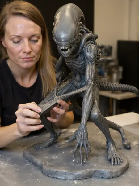 Clay sculpture - Flux1.D (Lora mix possible)