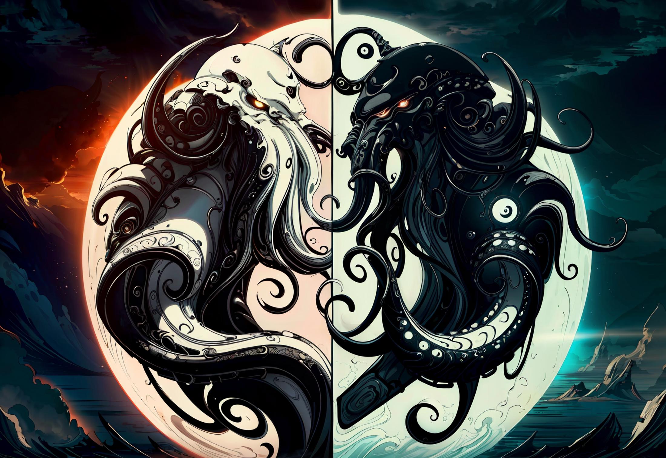 YinYang tech - World Morph image by Sozutorn